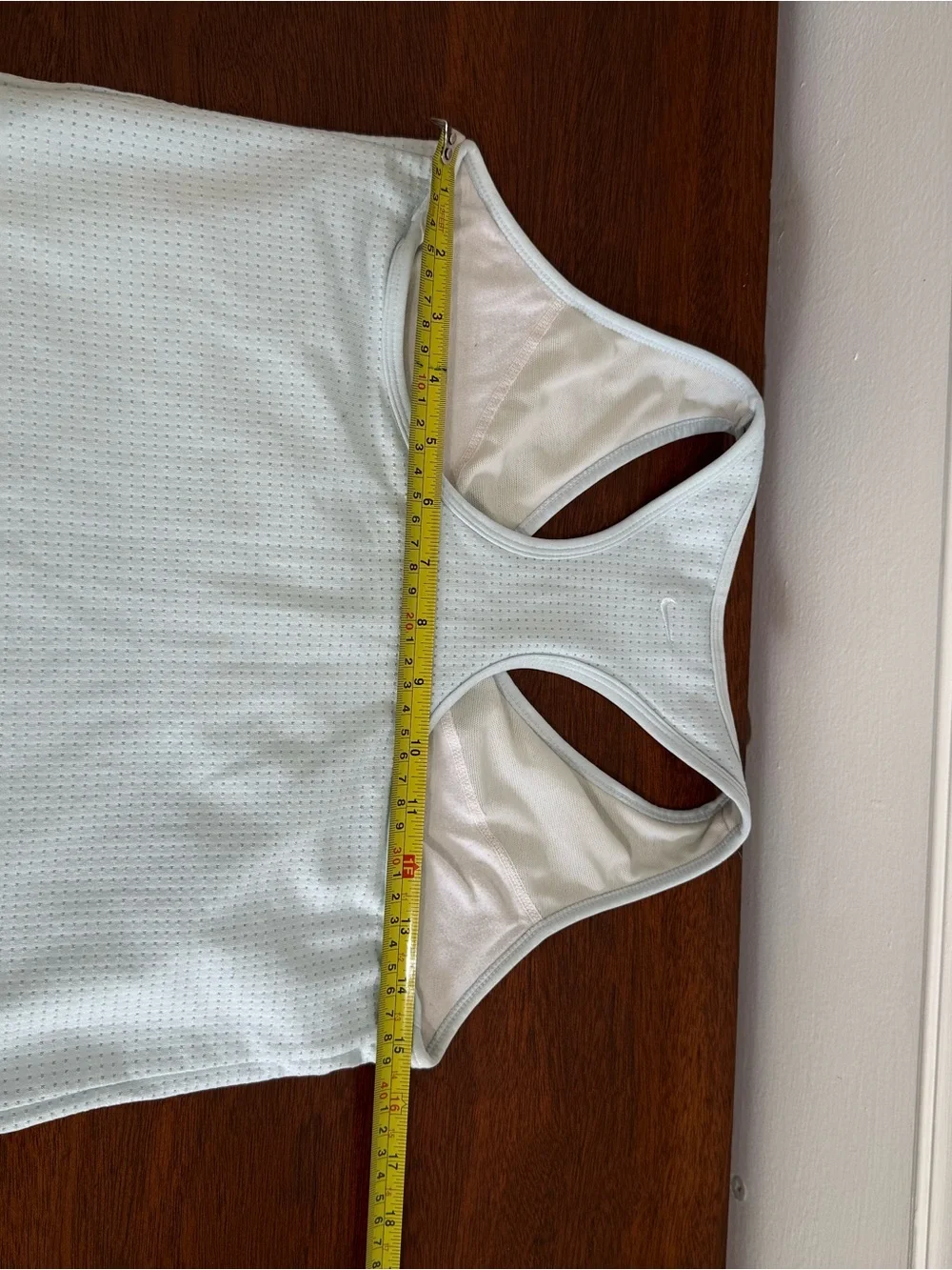 Nike Dri-FIT Blue Mesh Racerback Tank Top Small